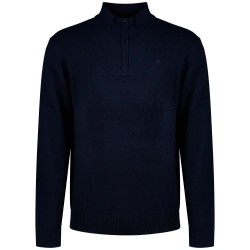 блуза,мъжки,пуловери,hackett,lambswool,half,zip,sweater,midnight,blue