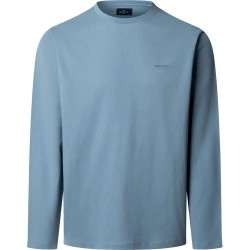 тениска,мъжки,тениски,hackett,logo,long,sleeve,t,shirt,chambray,blue,(blue)