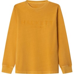 тениска,детски,тениски,hackett,logo,long,sleeve,t,shirt,ochre,yellow,(yellow)