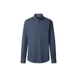 риза,с,дълъг,ръкав,мъжки,ризи,hackett,melange,long,sleeve,shirt,blue,(eton,blue)
