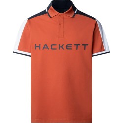 мъжки,блузи,с,яка,hackett,multi,short,sleeve,polo,burnt,ochre,orange,(orange)
