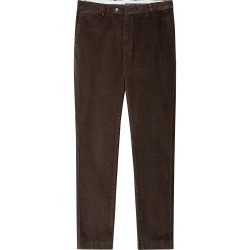 Панталони тип чино Hackett Pigment Cord chino pants - Brown (Dark Brown) панталони,тип,чино,мъжки,панталони,hackett,pigment,cord,chino,pants,brown,(dark,brown)