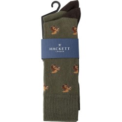 Чорапи Hackett Print socks 2 pairs - Green (Duck Green) чорапи,мъжки,чорапи,hackett,print,socks,2,pairs,green,(duck,green)