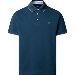 мъжки,блузи,с,яка,hackett,selvedge,collarband,short,sleeve,polo,blue