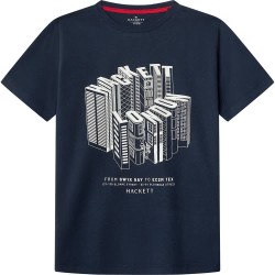 тениска,детски,тениски,hackett,skyscraper,short,sleeve,t,shirt,midnight,blue,(blue)