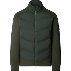Блуза Hackett Sonic Hybrid full zip sweatshirt - Harvard Khaki Green блуза,мъжки,пуловери,hackett,sonic,hybrid,full,zip,sweatshirt,harvard,khaki,green