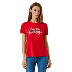 тениска,дамски,тениски,pepe,jeans,bero,short,sleeve,t,shirt,royal,red,(red)