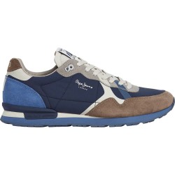 маратонки,мъжки,маратонки,pepe,jeans,brit,prints,trainers,walnut,brown,(blue)