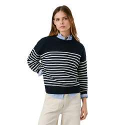блуза,дамски,пуловери,дамски,плетени,дрехи,pepe,jeans,carlina,sweater,blue,(dulwich,blue)