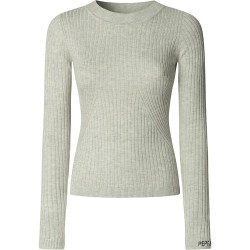 блуза,дамски,пуловери,дамски,плетени,дрехи,pepe,jeans,carla,sweater,grey,(light,grey,marl)