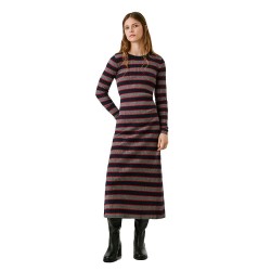 рокля,дамски,поли,и,рокли,pepe,jeans,clarisse,long,sleeve,dress,dulwich,blue,(purple)