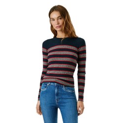 блуза,дамски,пуловери,дамски,плетени,дрехи,pepe,jeans,clarisse,sweater,dulwich,blue,(blue)