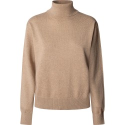 блуза,дамски,пуловери,дамски,плетени,дрехи,pepe,jeans,coraline,high,neck,sweater,beige
