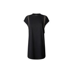 Рокля Pepe jeans Elsie short sleeve midi dress - Black (Black) рокля,дамски,поли,и,рокли,pepe,jeans,elsie,short,sleeve,midi,dress,black,(black)