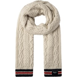 шал,ръкавици,шапки,и,шалове,pepe,jeans,fides,scarf,oyster,white