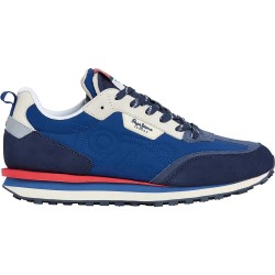 Маратонки Pepe jeans Foster Connected trainers - Blue (Pop Blue) маратонки,мъжки,маратонки,дамски,маратонки,pepe,jeans,foster,connected,trainers,blue,(pop,blue)