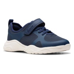 обувки,детски,маратонки,clarks,shoes,feather,athletic,trainers,blue,(navy)