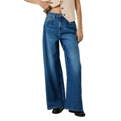 дамски,панталони,pepe,jeans,jaimy,wide,leg,high,waist,jeans,blue