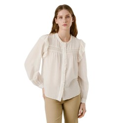 риза,с,дълъг,ръкав,дамски,блузи,дамски,ризи,pepe,jeans,loir,long,sleeve,shirt,oyster,white,(beige)