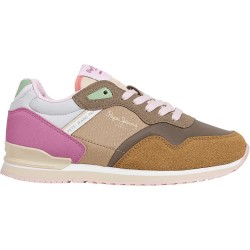 маратонки,детски,маратонки,pepe,jeans,london,logo,trainers,brown,(tobacco,brown)