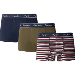 боксерки,мъжко,бельо,pepe,jeans,london,stripes,boxers,3,units,multicolor,(navy)