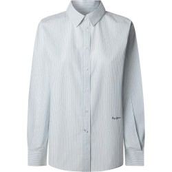 риза,с,дълъг,ръкав,дамски,блузи,дамски,ризи,pepe,jeans,lou,long,sleeve,shirt,soho,blue,(blue)