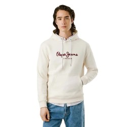 суичър,мъжки,пуловери,pepe,jeans,macbeth,plain,hoodie,ivory,white,(white)