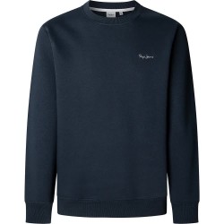 блуза,мъжки,пуловери,pepe,jeans,macbeth,small,logo,plain,sweatshirt,dulwich,blue,(blue)