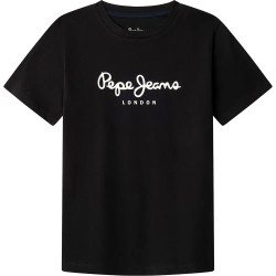 тениска,детски,тениски,pepe,jeans,new,art,short,sleeve,t,shirt,black