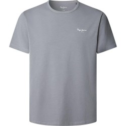 тениска,мъжки,тениски,pepe,jeans,original,basic,3n,short,sleeve,t,shirt,grey