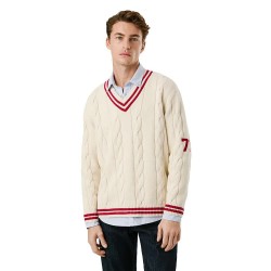 блуза,мъжки,пуловери,pepe,jeans,pace,sweater,ivory,white,(beige)
