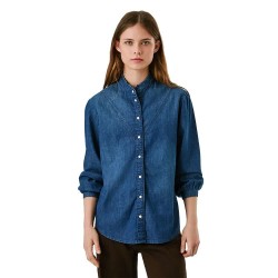дамски,блузи,дамски,ризи,pepe,jeans,regular,denim,long,sleeve,blouse,denim,5a0,(blue)