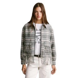 Яке Pepe jeans Talani jacket - Grey (Slate Rose Pink) яке,мъжки,якета,дамски,якета,и,палта,pepe,jeans,talani,jacket,grey,(slate,rose,pink)