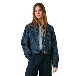 Яке Pepe jeans Tina Print jacket - Blue (Dulwich Blue) яке,мъжки,якета,дамски,якета,и,палта,pepe,jeans,tina,print,jacket,blue,(dulwich,blue)