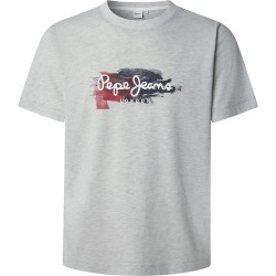 тениска,мъжки,тениски,pepe,jeans,trey,short,sleeve,t,shirt,light,grey,marl,(grey)