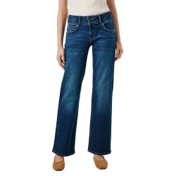 дамски,панталони,pepe,jeans,venus,straight,low,waist,jeans,blue,(denim,5fb)