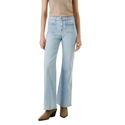 дамски,панталони,pepe,jeans,willa,braid,flare,high,waist,jeans,denim,(blue)