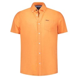 риза,с,къс,ръкав,мъжки,ризи,nza,new,zealand,clayton,25cn506s,short,sleeve,shirt,dusty,coral,(orange)
