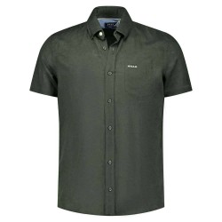 риза,с,къс,ръкав,мъжки,ризи,nza,new,zealand,clayton,25cn506s,short,sleeve,shirt,forest,green,(green)