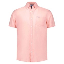 риза,с,къс,ръкав,мъжки,ризи,nza,new,zealand,clayton,25cn506s,short,sleeve,shirt,pastel,pink,(pink)
