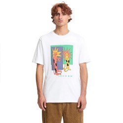 тениска,мъжки,тениски,volcom,longo,cats,basic,short,sleeve,t,shirt,white