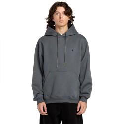 суичър,мъжки,пуловери,volcom,single,stone,pw,hoodie,asphalt,black