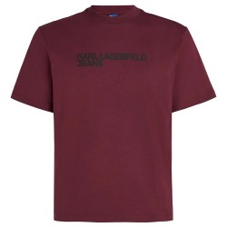 тениска,дамски,тениски,karl,lagerfeld,a1w17005,short,sleeve,t,shirt,zinfandel,(red)