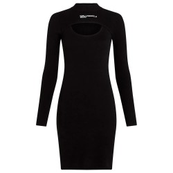 рокля,дамски,поли,и,рокли,karl,lagerfeld,a4w13010,dress,black