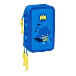 канцеларски,принадлежности,safta,batman,preschool,pencil,case,37,pieces,blue,(multicolor)