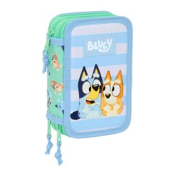 канцеларски,принадлежности,safta,bluey,sisters,pencil,case,37,pieces,blue,(multicolor)