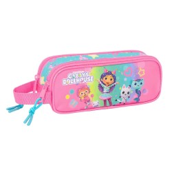 канцеларски,принадлежности,safta,gabby´s,dollhouse,confetti,pencil,case,pink,(multicolor)