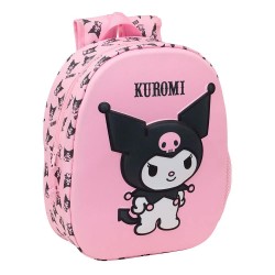 раница,раници,safta,kuromi,3d,wheeled,17l,32x43x14,cm,backpack,multicolor,(pink)