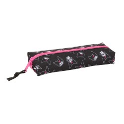 канцеларски,принадлежности,safta,kuromi,rectangular,22,cm,elastic,band,pencil,case,multicolor,(black)