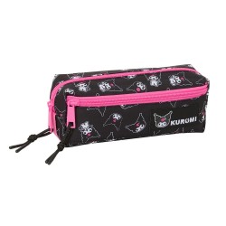 канцеларски,принадлежности,safta,kuromi,triple,22,cm,elastic,band,pencil,case,multicolor,(black)